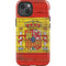 Spain Flag Dark Wood iPhone 13 Impact Case